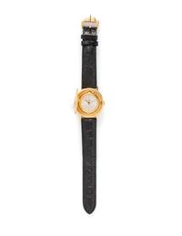 BAUME & MERCIER, YELLOW GOLD HIDDEN DIAL COIN WATCH