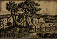 Birger Sandzen, (American, 1871-1954), Sunshine Creek