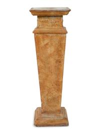 A Group of Six Cast Stone Pedestals