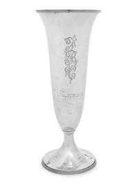 A Large American Silver Vase