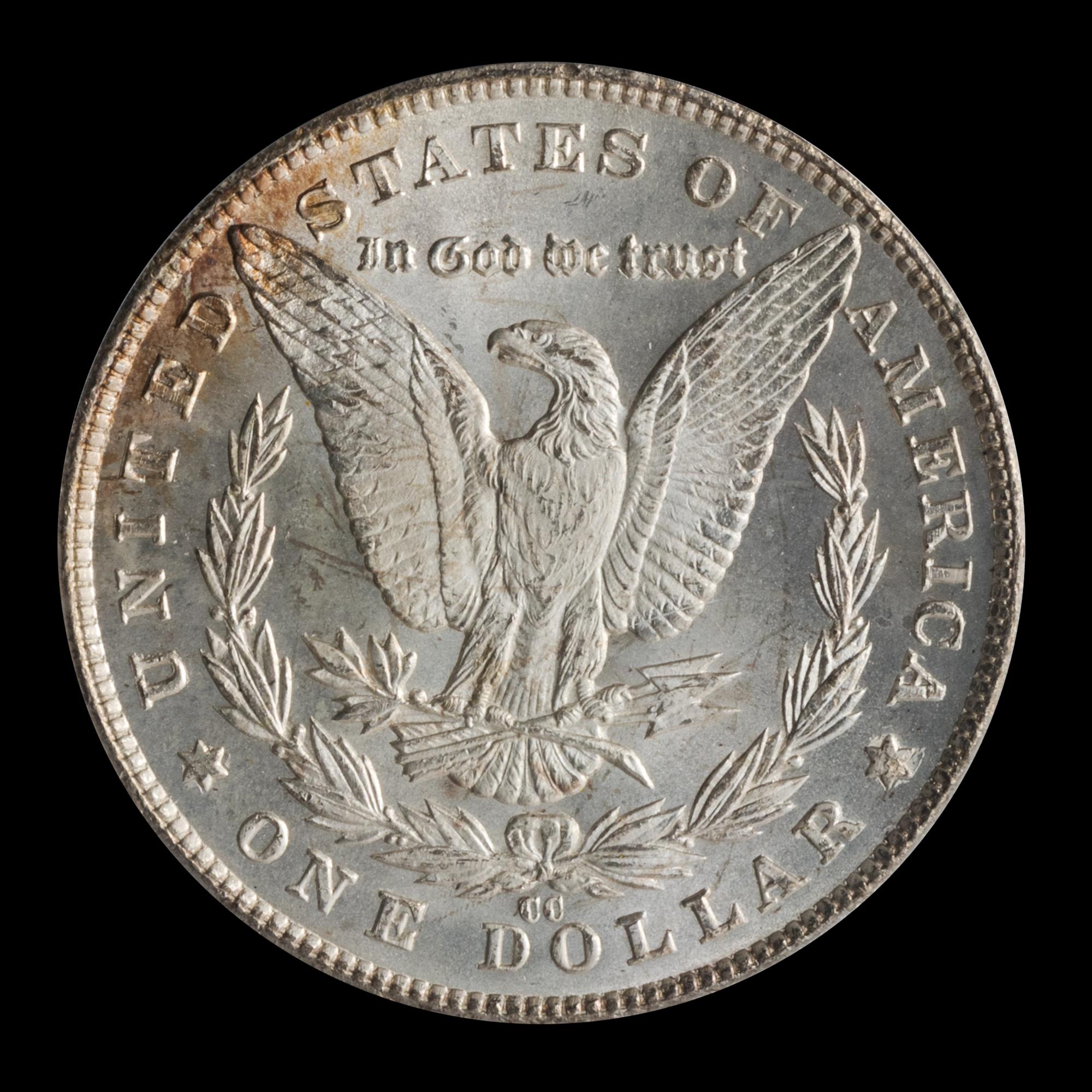 A United States 1881-CC Morgan Silver Dollar Coin
