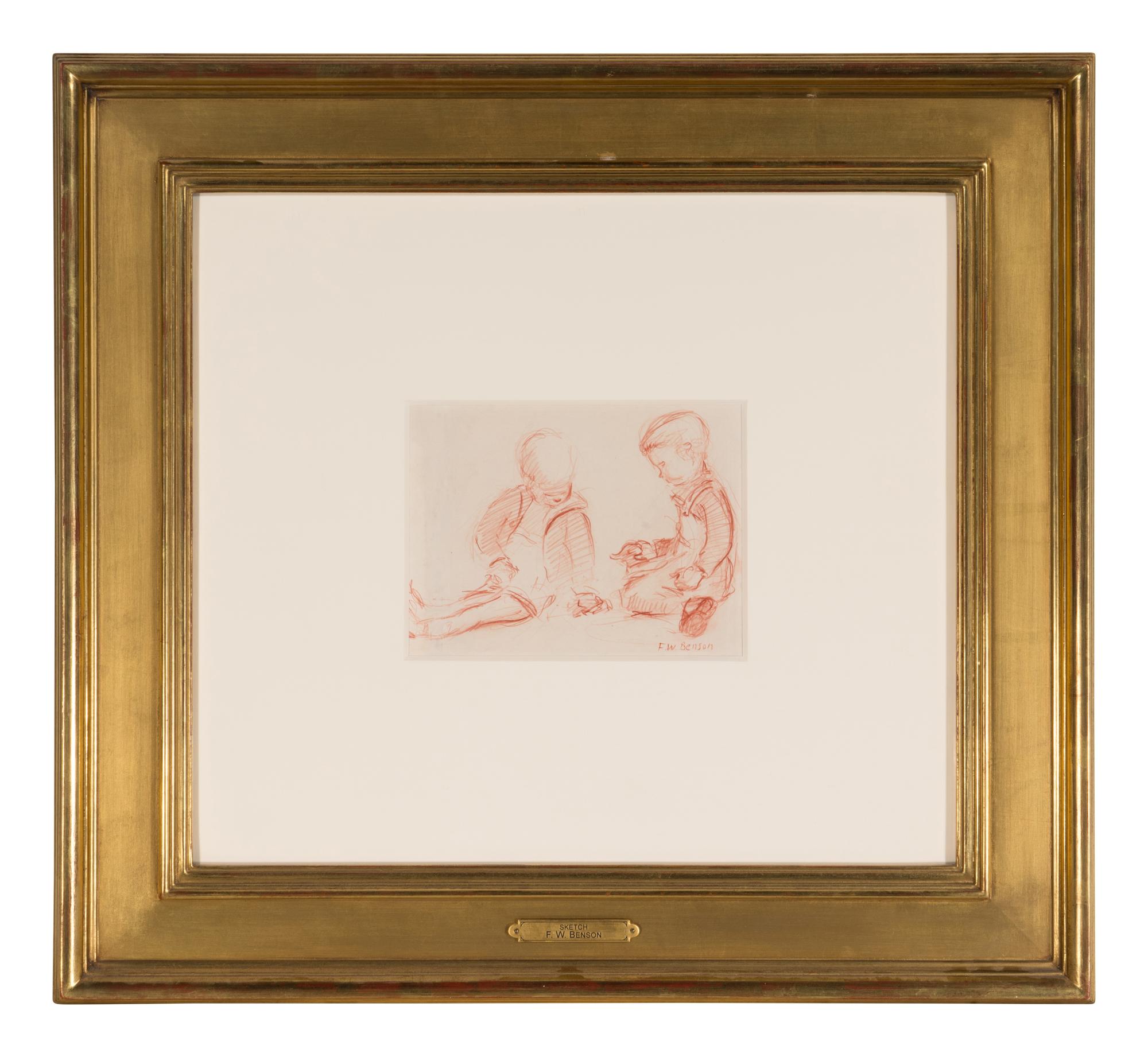 Sketch (Two Children Playing)