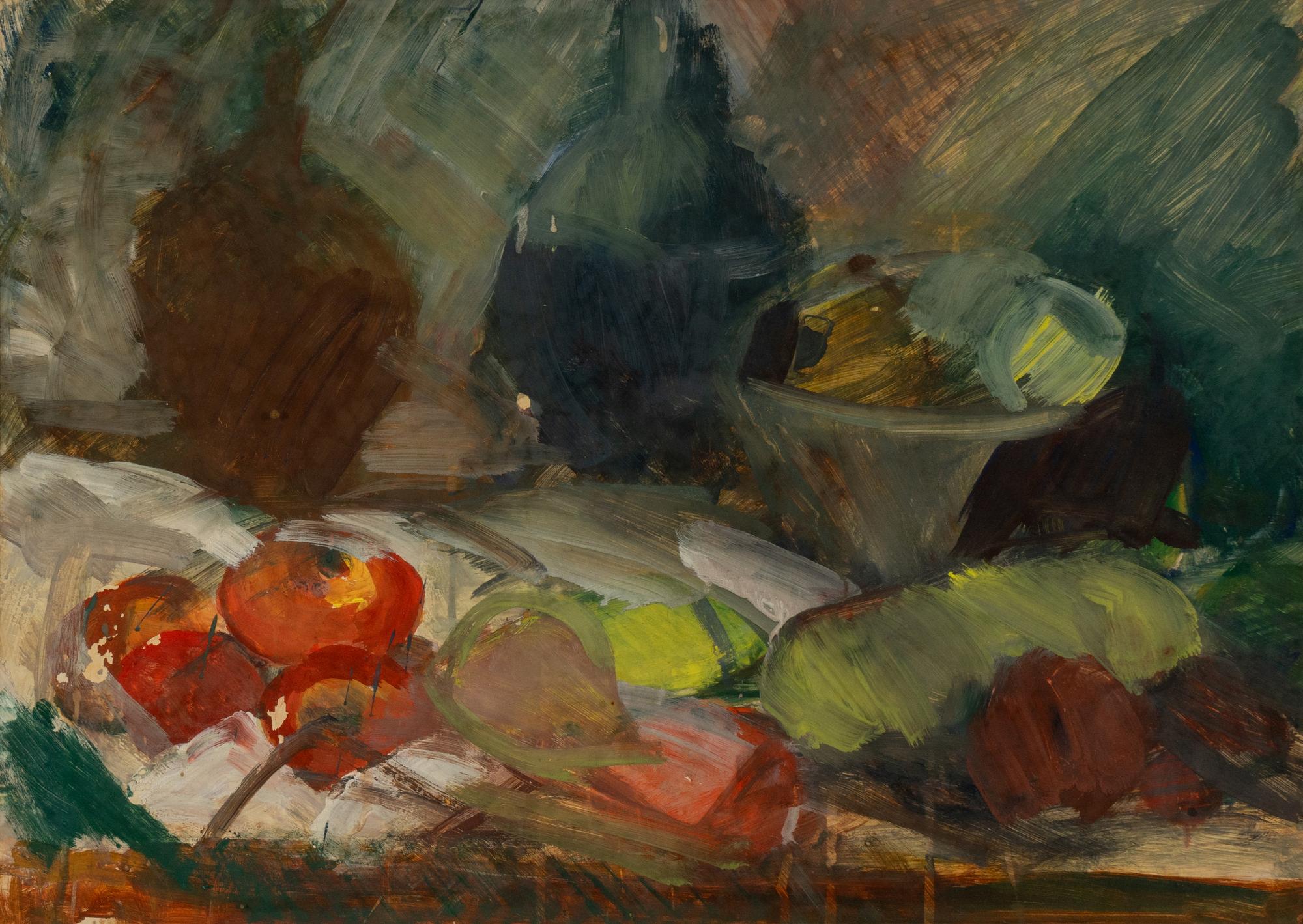 Figures in Interior and Still Lifes (five works)