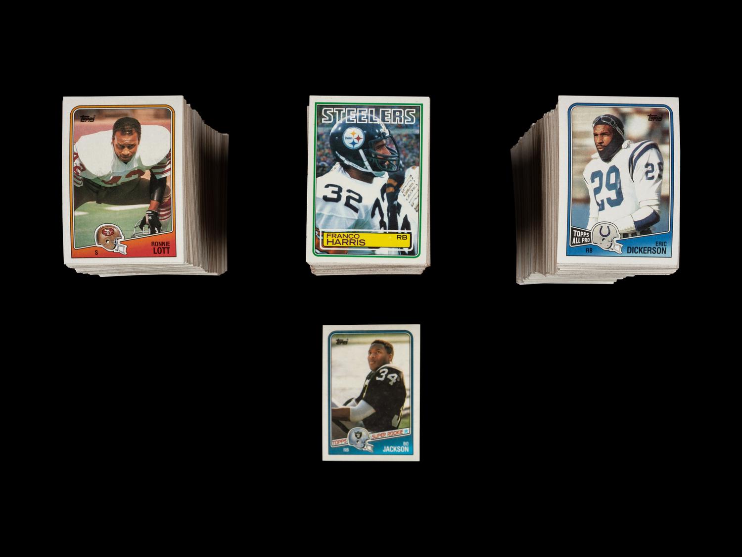 A Collection of 1980s Topps Football Complete Sets
