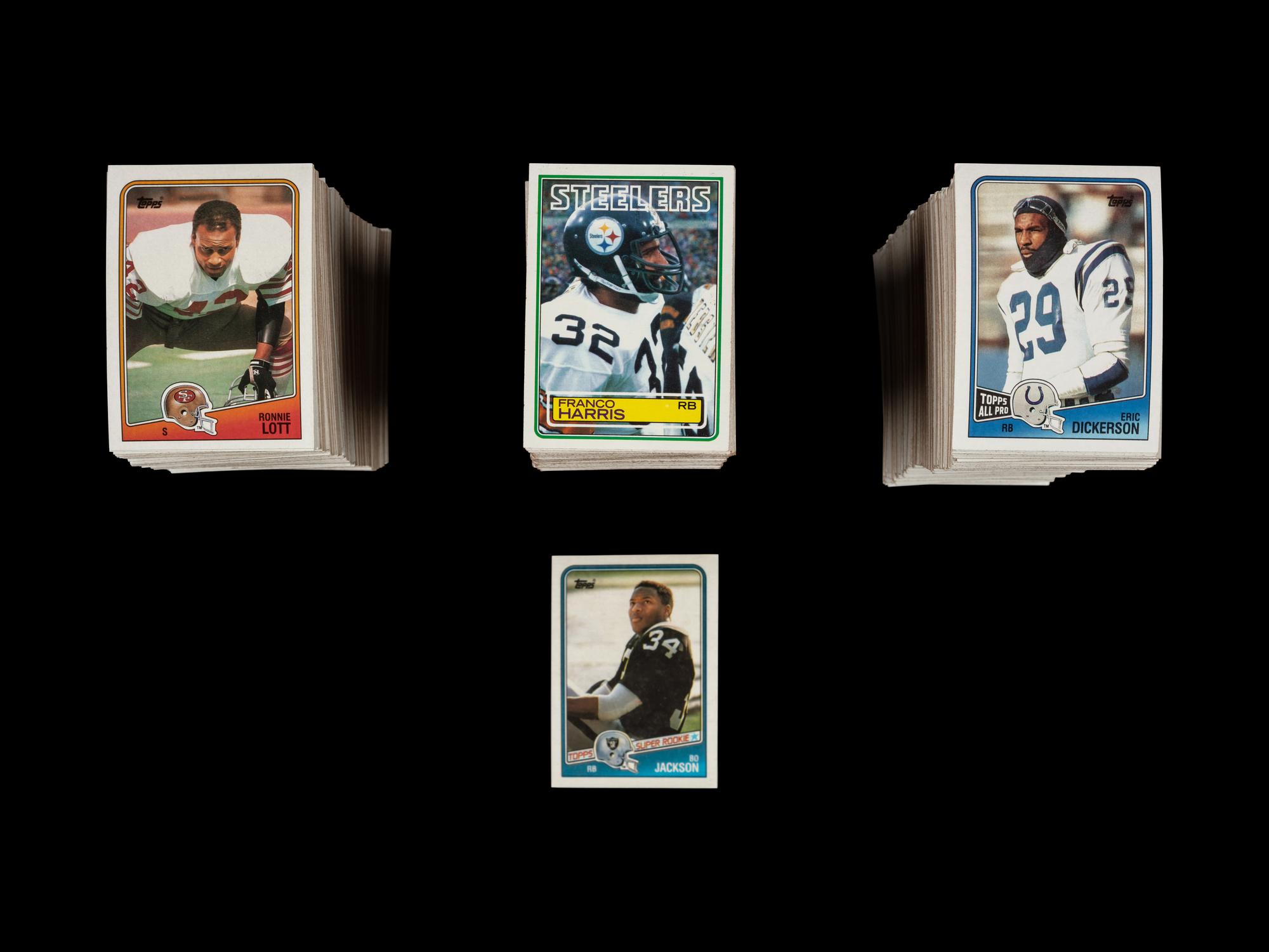 A Collection of 1980s Topps Football Complete Sets
