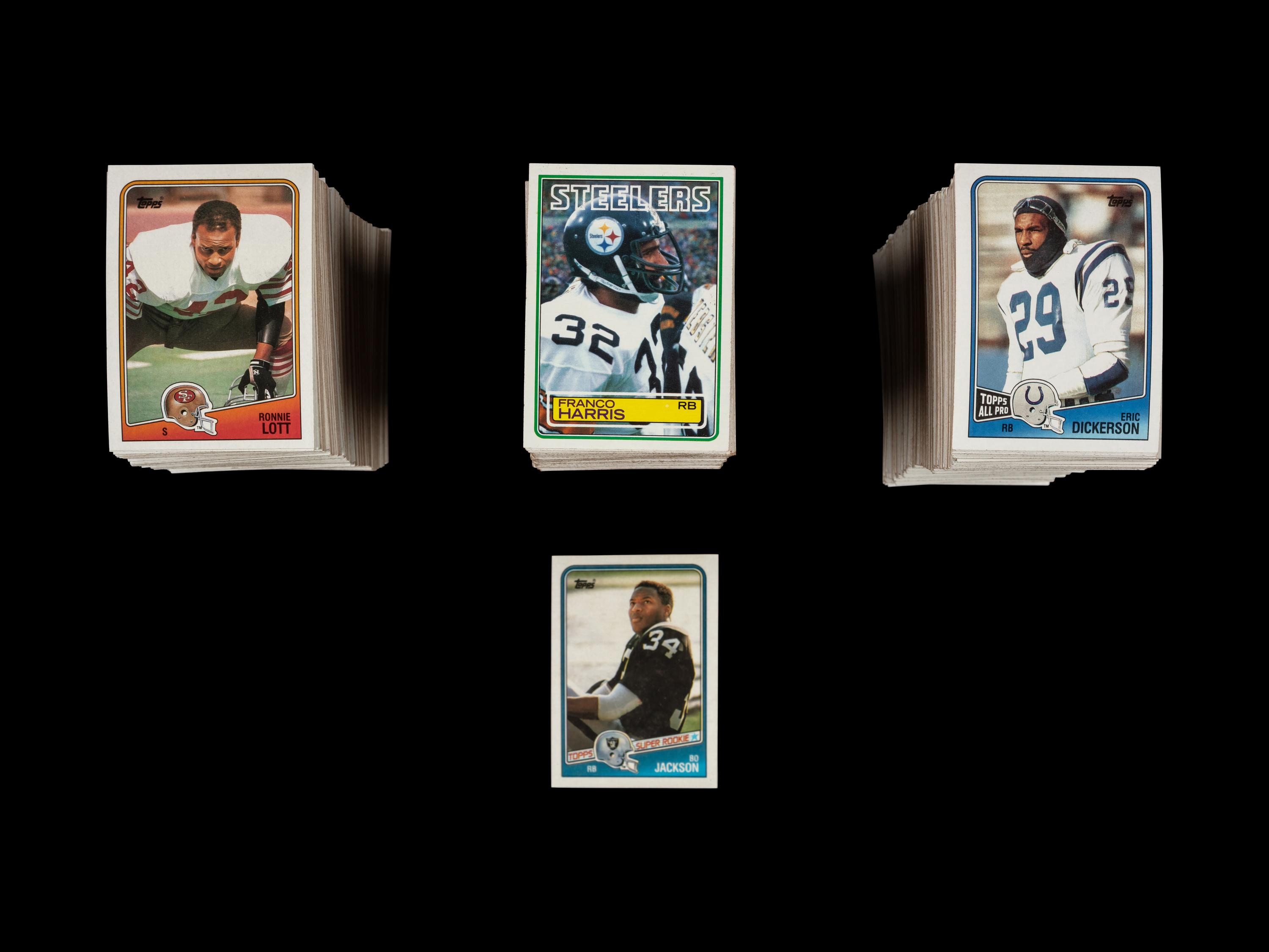 A Collection of 1980s Topps Football Complete Sets