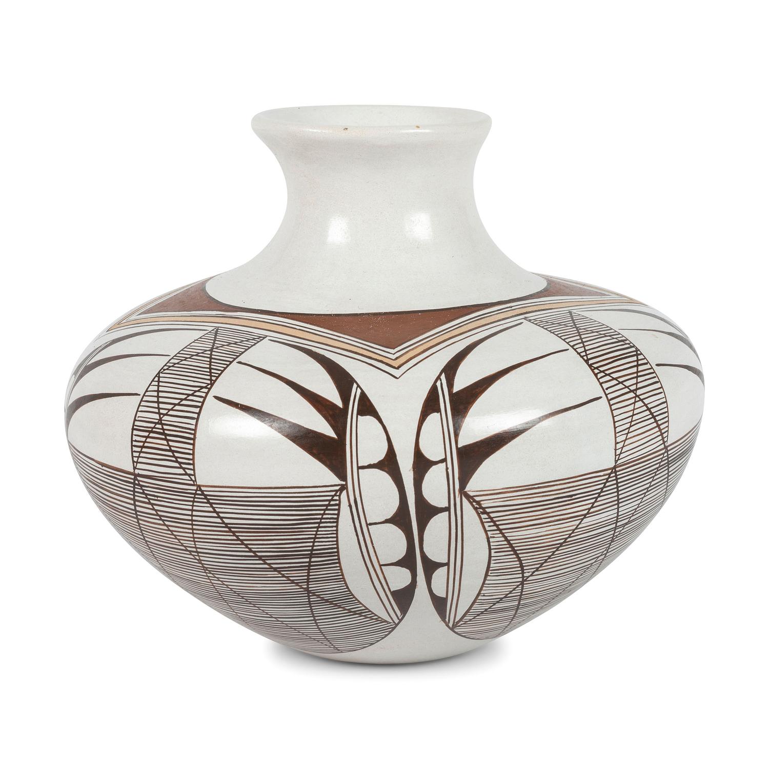 Polychrome Pottery Seed Jar