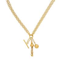 Monica Rich Kosann, Yellow Gold and Diamond Necklace