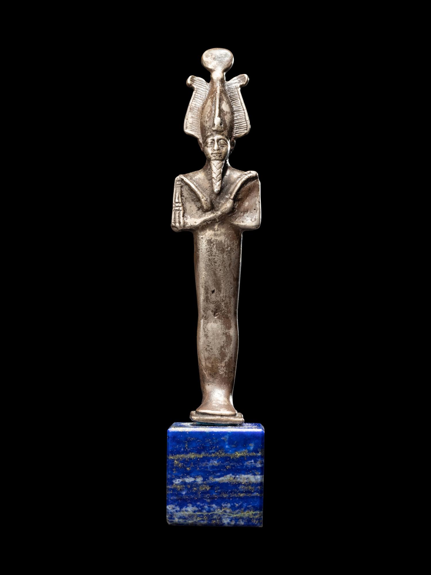 An Egyptian Silver Osiris