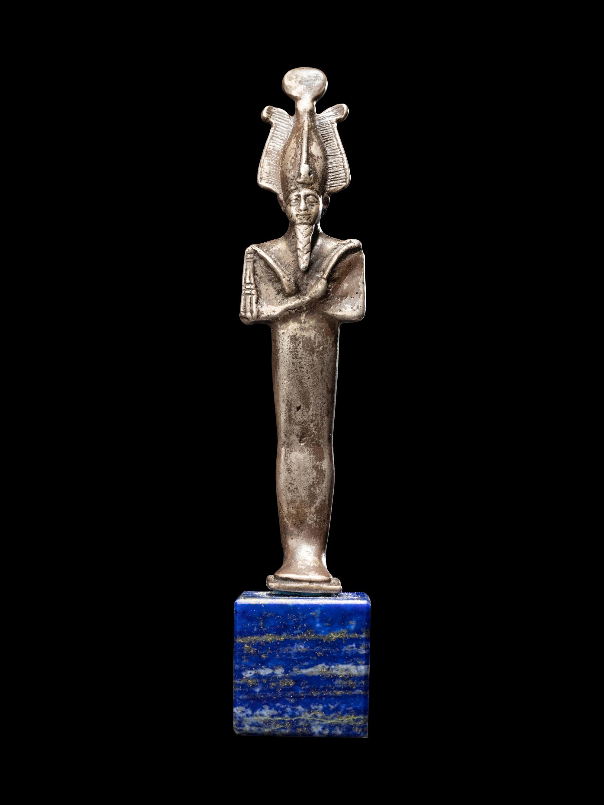 An Egyptian Silver Osiris