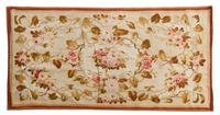 An Aubusson Wool Rug, 6 feet 9 1/2 inches x 3 feet 3 3/4 inches.