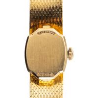 HAMILTON, 14K YELLOW GOLD AND DIAMOND WATCH