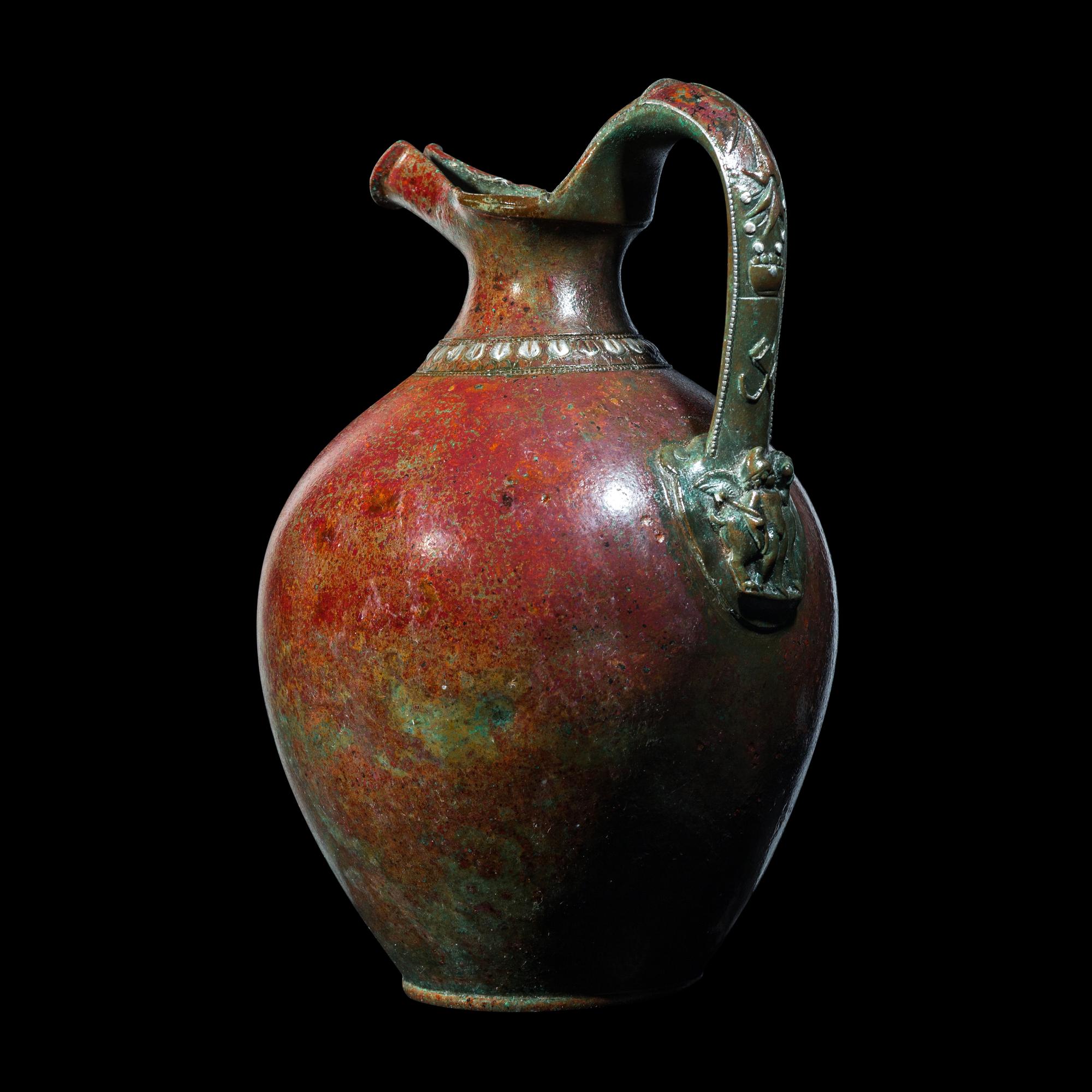 A Roman Bronze Oinochoe