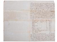 [SLAVERY & ABOLITION]. A group of 2 documents related to the enslavement of individuals in Louisiana, comprising: