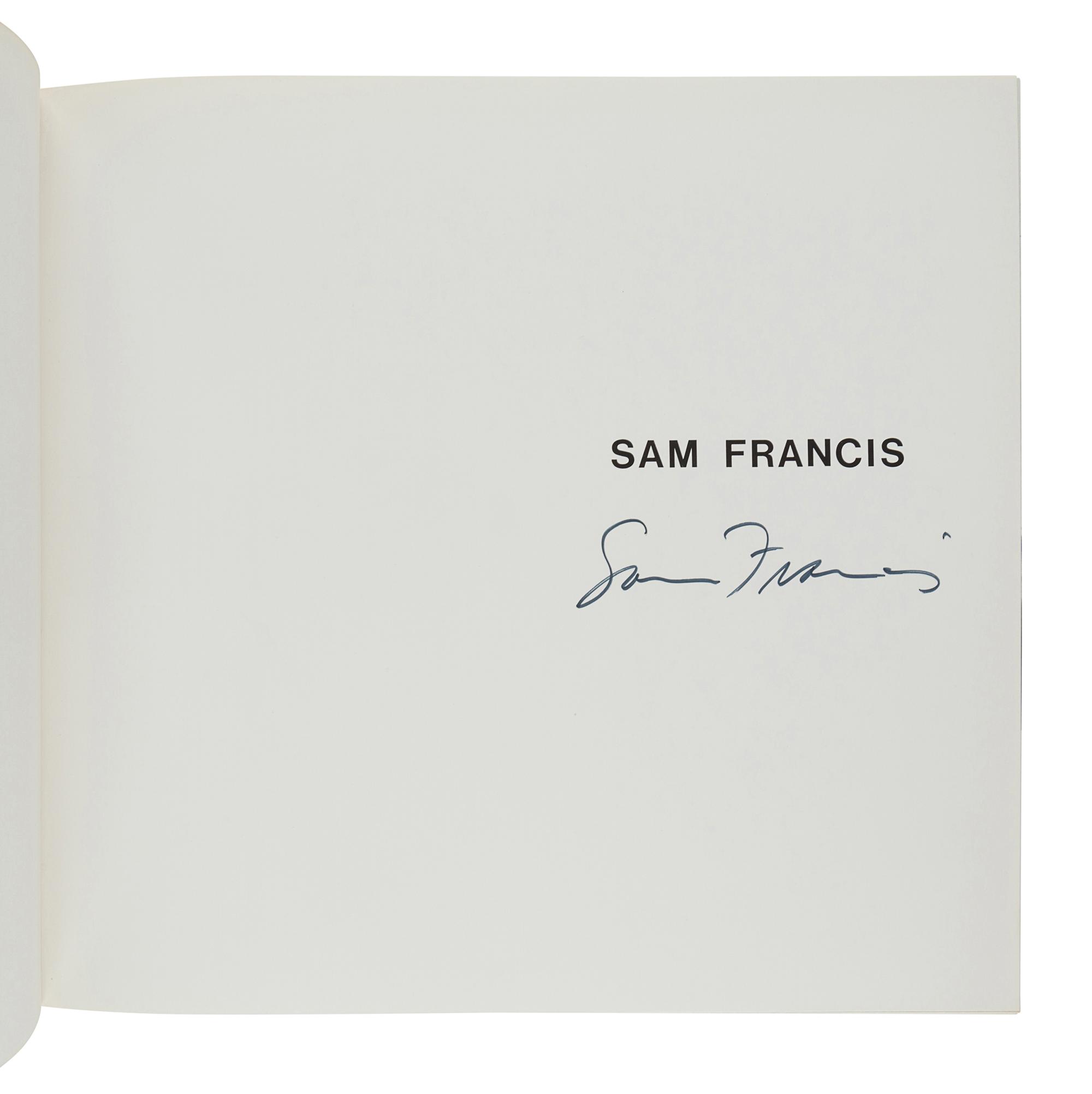 [FRANCIS, Sam (1923-1994)]. SELZ, Peter. Sam Francis. New York: Harry N. Abrams, Inc., 1975.