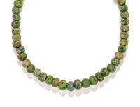 A Phoenician Mosaic Glass Eye Bead Necklace