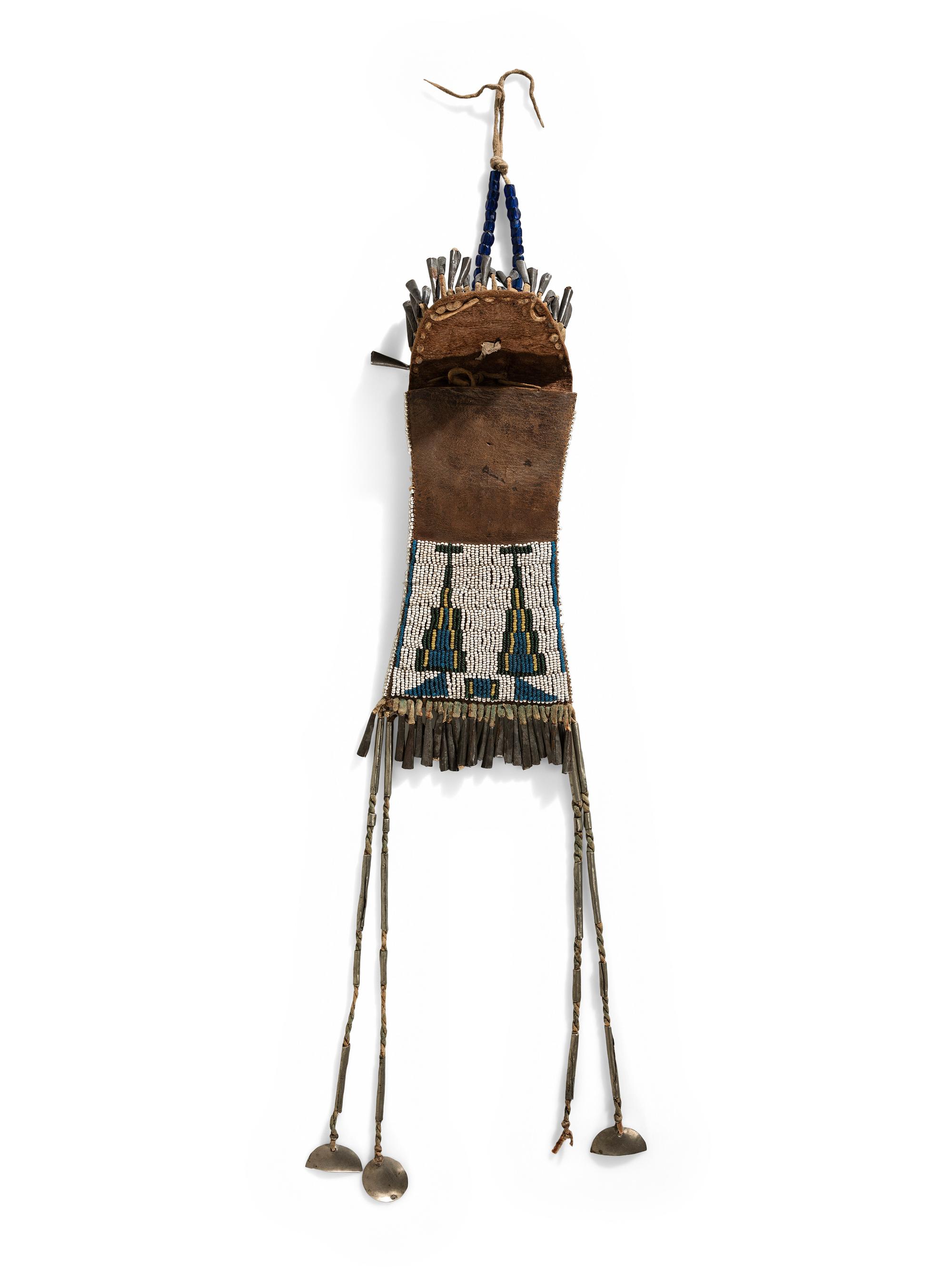 Kiowa Beaded Strike-a-Light Bag