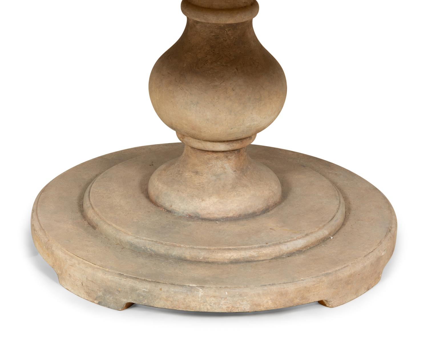 An Italian Faux Marble-Painted Center Table