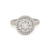 WHITE GOLD AND DIAMOND RING