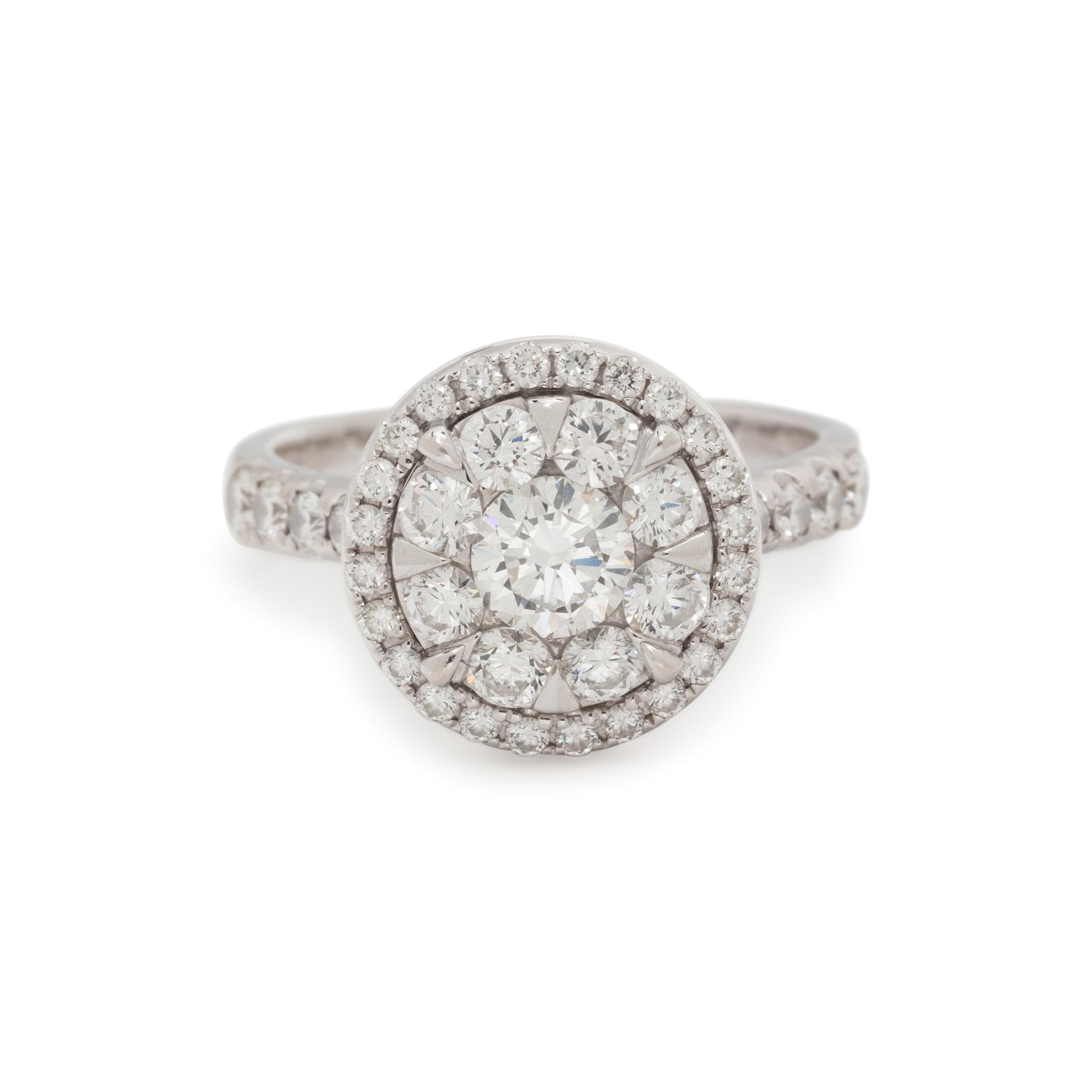 WHITE GOLD AND DIAMOND RING