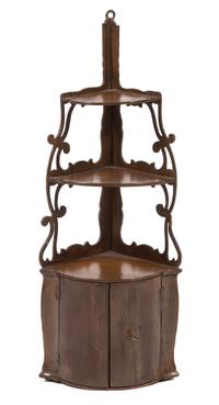 A Regency Mahogany Hanging Etagere — FIRST HALF 19TH CENTURY