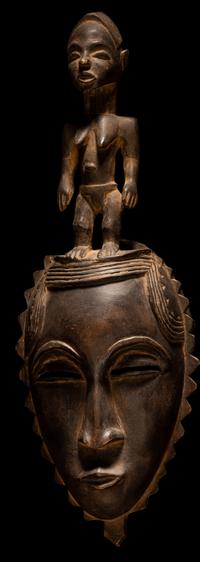 Three Yaure Wood Masks