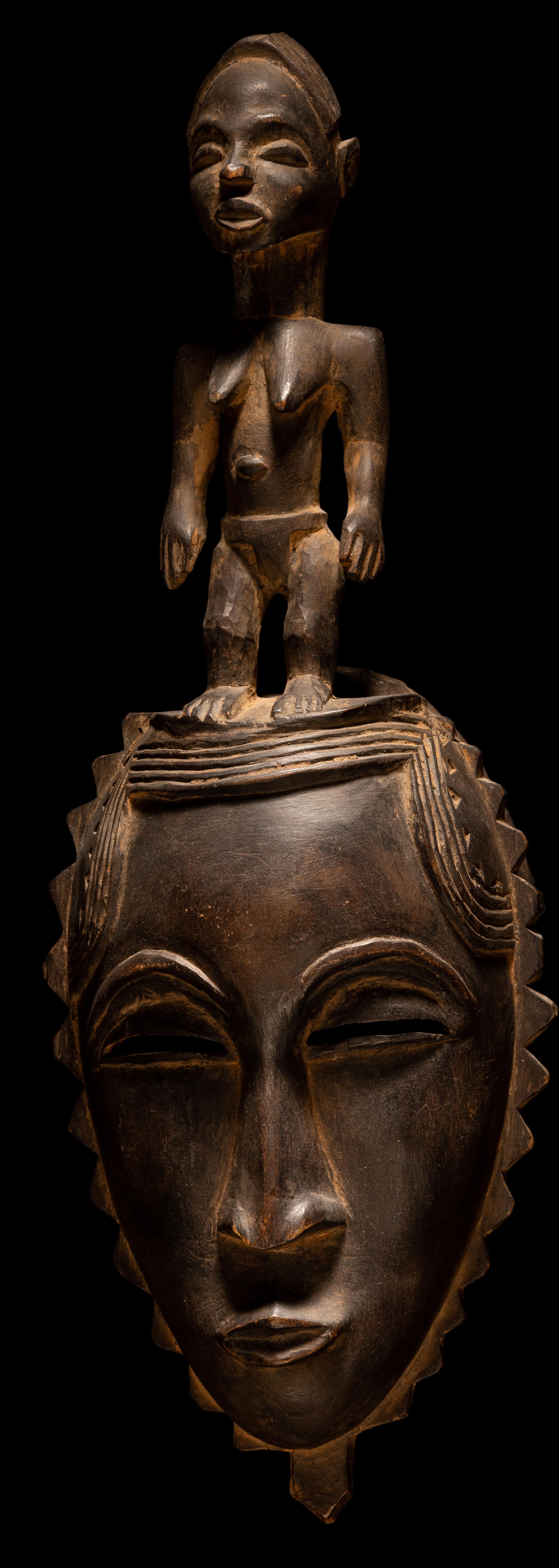 Three Yaure Wood Masks