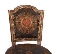 A Pair of Louis XVI Style Mahogany Side Chairs