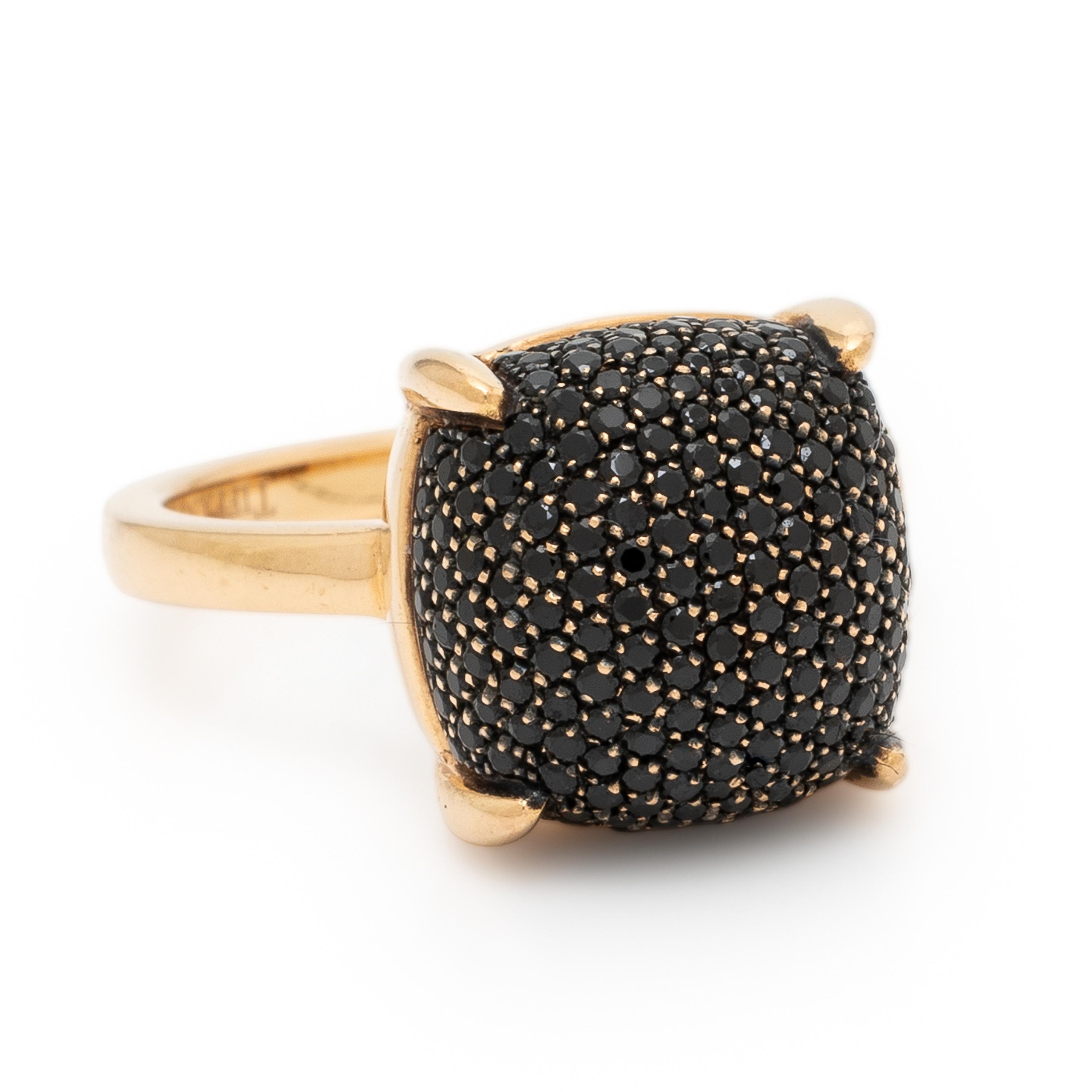 Tiffany & Co., Paloma Picasso, 'Sugar Stacks', Black Spinel and Rose Gold Ring