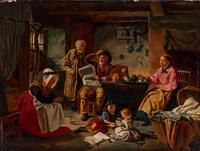John Faed (Scottish, 1820–1902) — A Happy Family