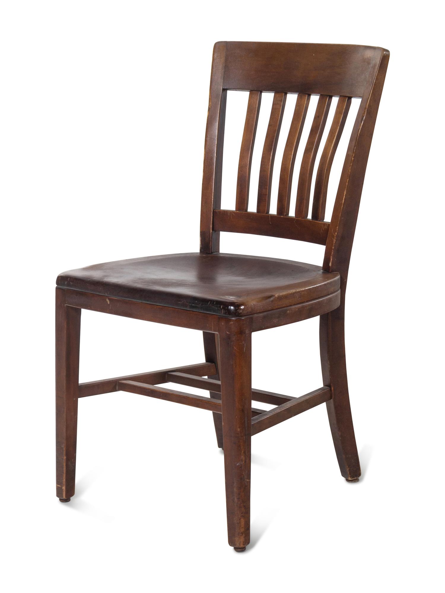 A Set of Four English Mahogany Side Chairs