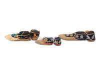 Anishinaabe Beaded Hide Moccasins