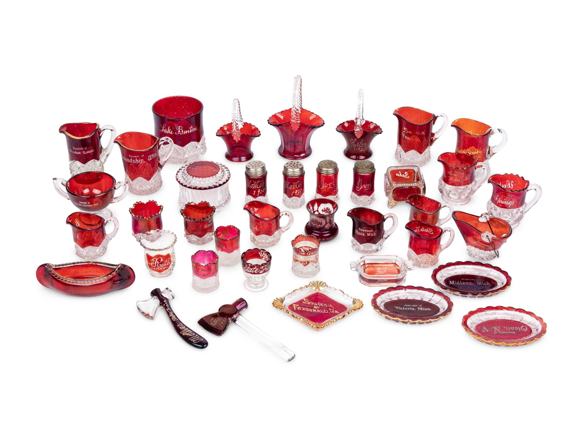 A Collection of American Pressed Glass Table Articles