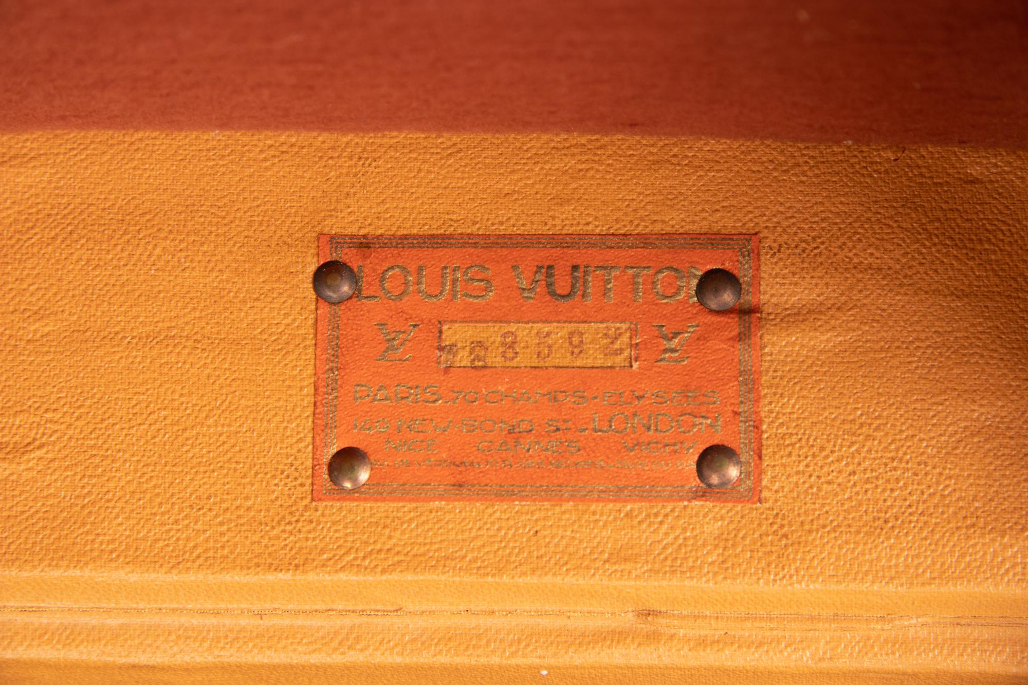 Two Louis Vuitton Early 20th Century Travel Trunks