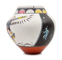 Polychrome Jar, with Eagle Dancer