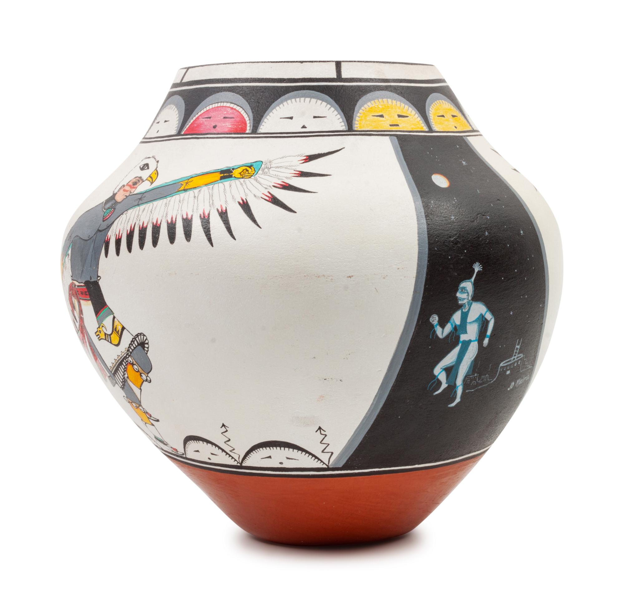 Polychrome Jar, with Eagle Dancer