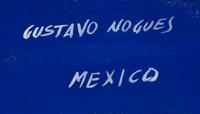 A Mexican Folk Art Trompe L'oeil Wall Shelf by Gustavo Nogues