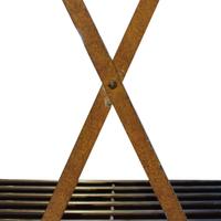 A Cast Iron Library Bookshelf by Snead and Co. 110" W x 19" D x 86" H — United States, Circa 1900