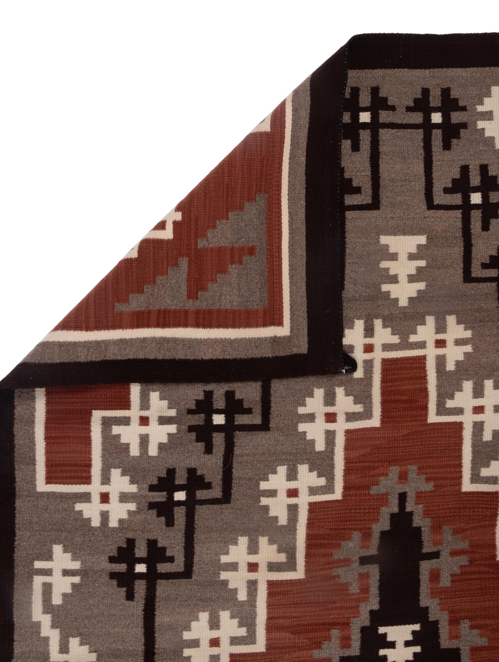 Navajo Two Grey Hills Weaving / Rug
