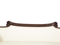 A Classical Style Carved Mahogany Sofa