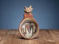 Polacca Polychrome Figural Pottery Ladle