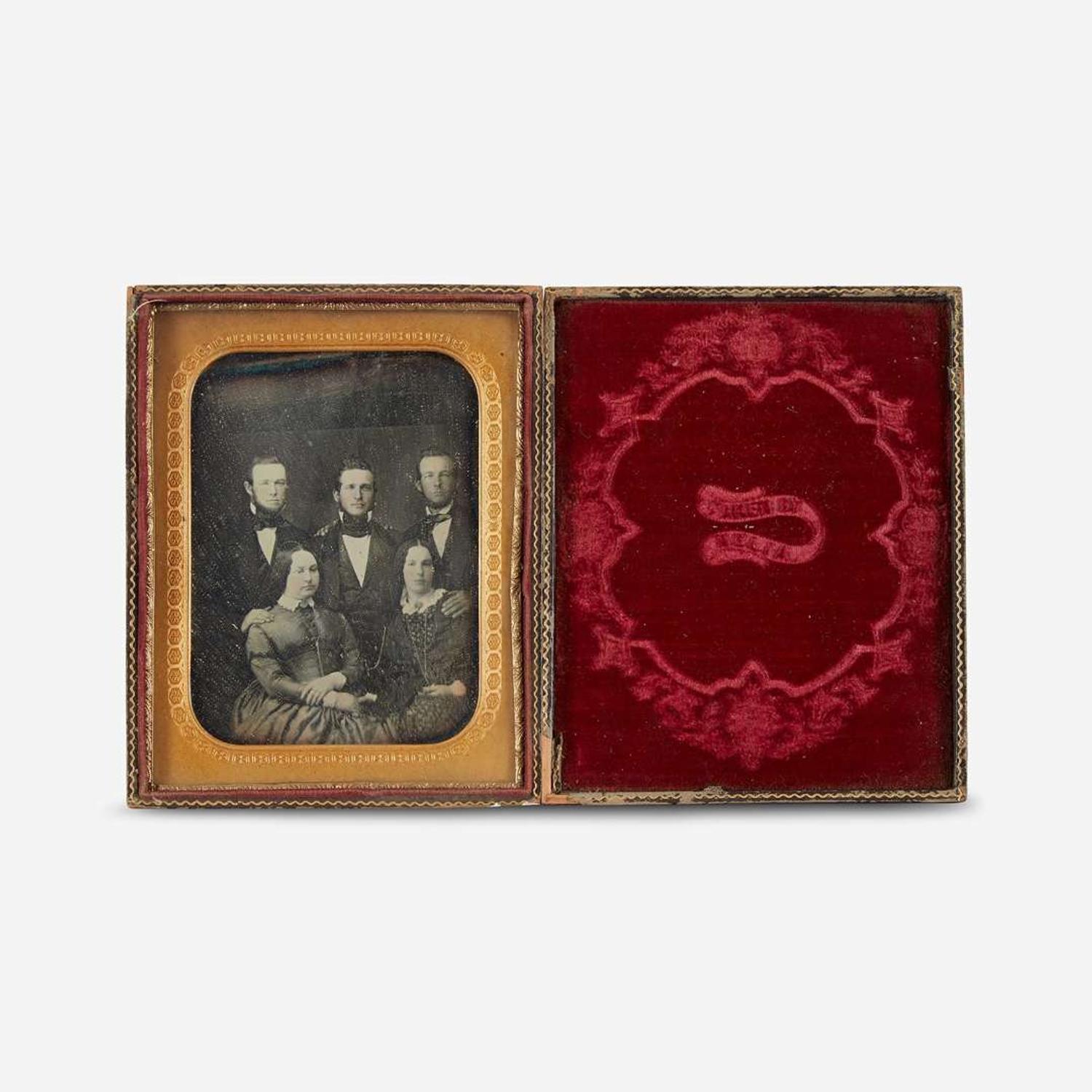 A large collection of forty-five daguerreotypes, ambrotypes, tintypes, and cabinet cards Primarily Philadelphia/Pennsylvania, mid-late 19th century