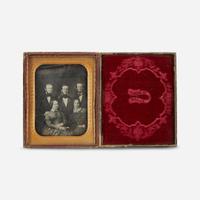 A large collection of forty-five daguerreotypes, ambrotypes, tintypes, and cabinet cards Primarily Philadelphia/Pennsylvania, mid-late 19th century