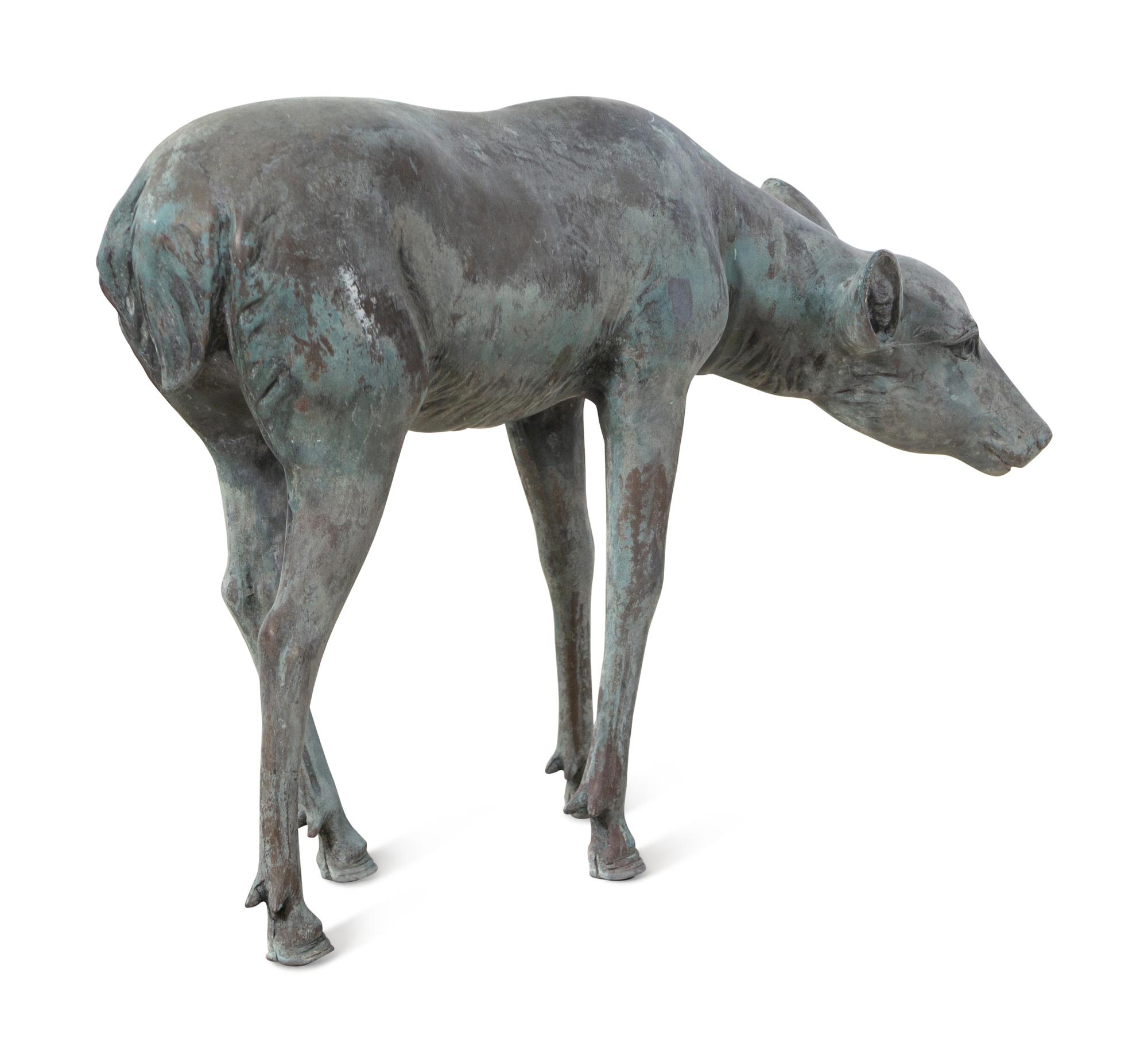 Two Cast Metal Animal Figures