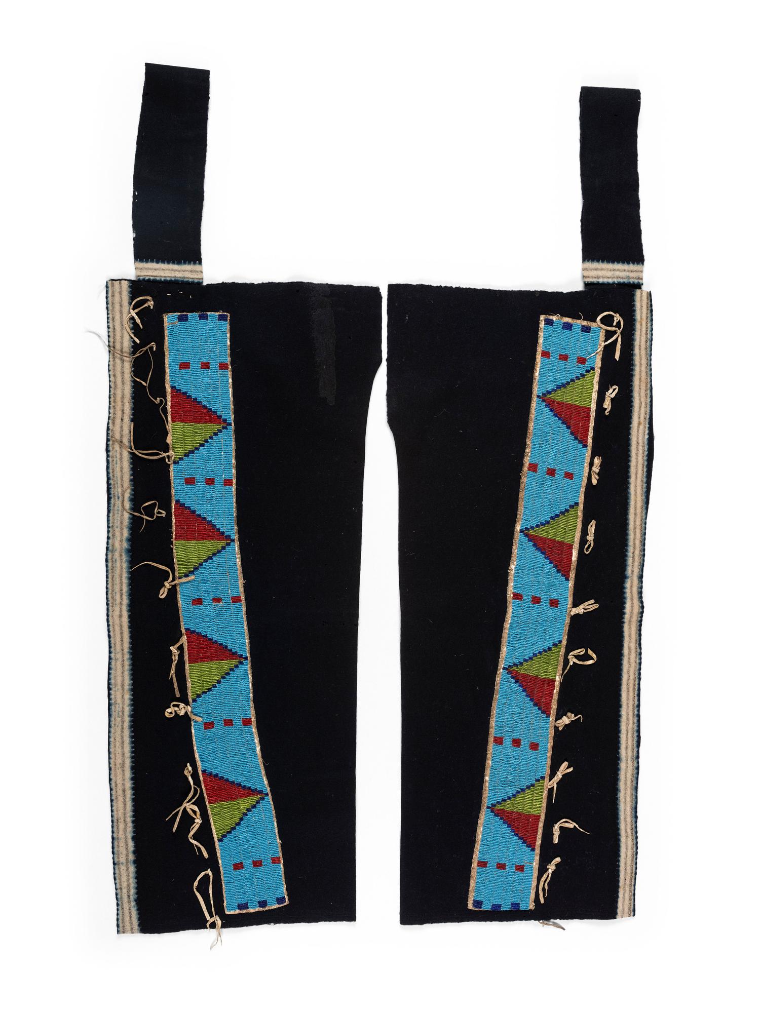 Sioux Beaded Wool Leggings