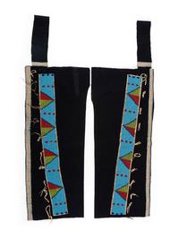 Sioux Beaded Wool Leggings