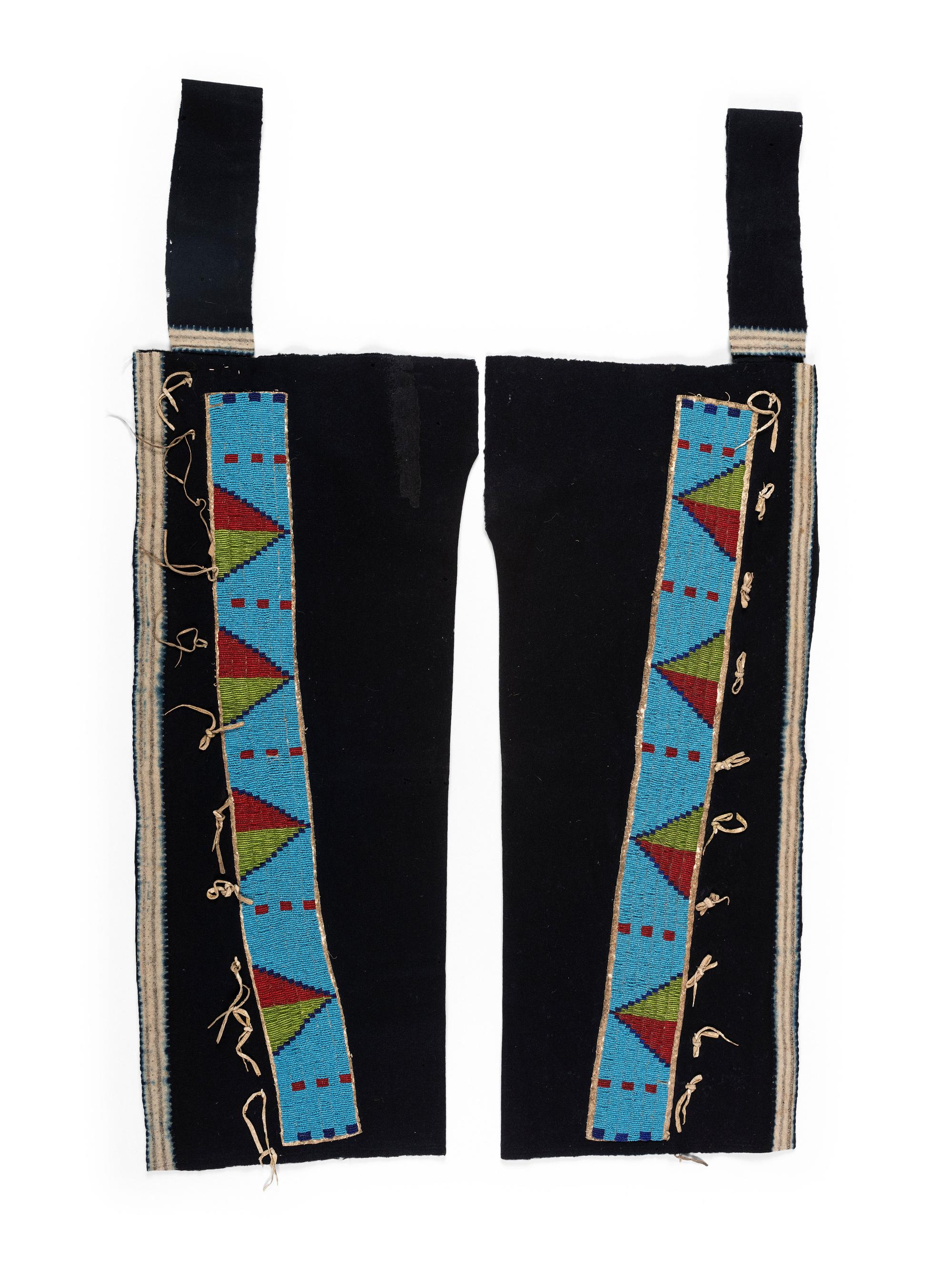 Sioux Beaded Wool Leggings