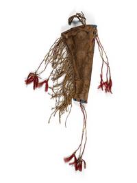 Sioux Beaded Hide Holster, with Elk