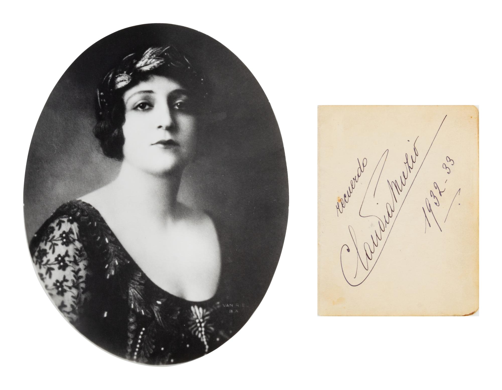 A Group of 5 Photographs, Photographic Postcards or Photographic Prints of Opera Singers from the 1930s