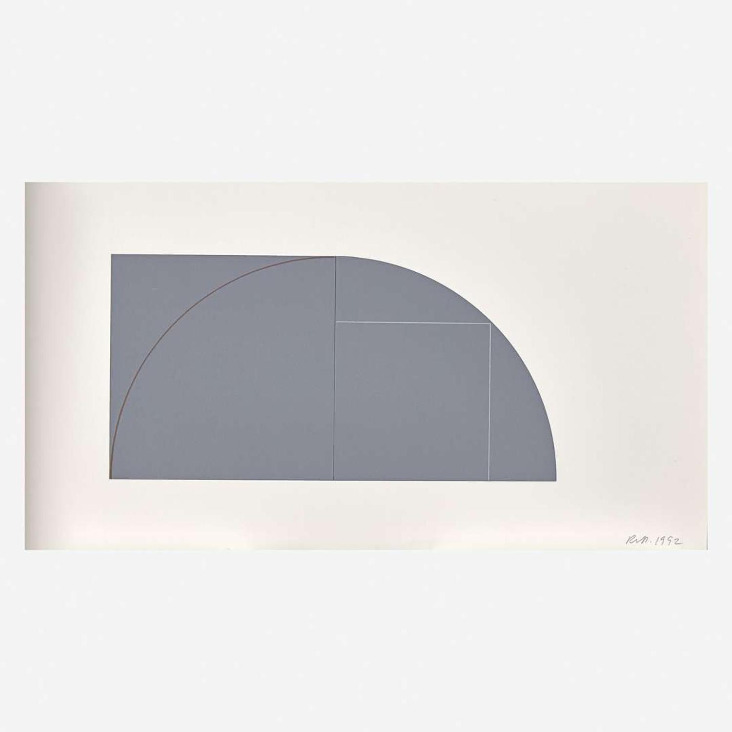 Robert Mangold (American, b. 1937) A Book of Silk Screen Prints: Multiple Panel Paintings, 1973-1976